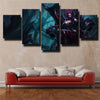 5 panel modern art framed print League Legends Elise wall decor-1200 (2)