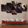 5 panel modern art framed print League Of Legends Gangplank home decor-1200 (1)