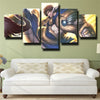5 panel modern art framed print League Of Legends Garen home decor-1200 (2)
