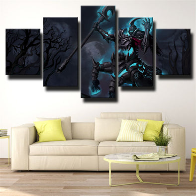 5 panel modern art framed print League Of Legends Hecarim wall picture-1200 (1)