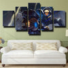 5 panel modern art framed print League Of Legends Jayce home decor-1200 (2)