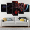 5 panel modern art framed print League Of Legends Katarina home decor-1200 (3)