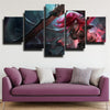 5 panel modern art framed print League Of Legends Katarina live  decor-1200 (2)