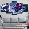 5 panel modern art framed print League Of Legends Kennen home decor-1200 (2)