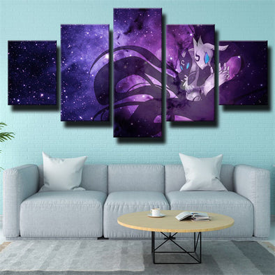 5 panel modern art framed print League Of Legends Kindred wall picture-1200 (1)