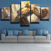 5 panel modern art framed print League Of Legends Nasus  wall picture-1200 (3)