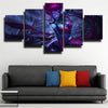 5 panel modern art framed print  League of Legends Evelynn wall decor-1200 (3)