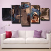 5 panel modern art framed print League of Legends Nunu wall picture-1200 (3)