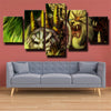 5 panel modern art framed print League of Legends Rengar wall decor-1200 (3)
