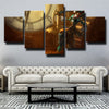 5 panel modern art framed print League of Legends Shaco wall decor-1200 (2)