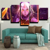 5 panel modern art framed print League of Legends Soraka home decor-1200 (2)