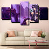 5 panel modern art framed print League of Legends Syndra home decor-1200 (2)