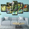 5 panel modern art framed print League of Legends Syndra wall decor-1200 (2)