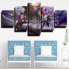 5 panel modern art framed print League of Legends Syndra wall picture-1200 (3)