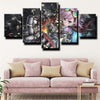 5 panel modern art framed print League of Legends Vi decor picture-1200 (1)