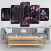 5 panel modern art framed print League of Legends Vi wall decor-1200 (2)