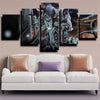 5 panel modern art framed print League of Legends Yorick wall picture-1200 (1)