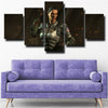 5 panel modern art framed print MKX Jacqui Briggs live room decor-1517 (2)