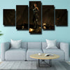 5 panel modern art framed print MKX characters Jacqui Briggs home decor-1516 (3)