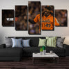 5 panel modern art framed print MLB The G's Johnny Cueto wall decor-1201 (1)