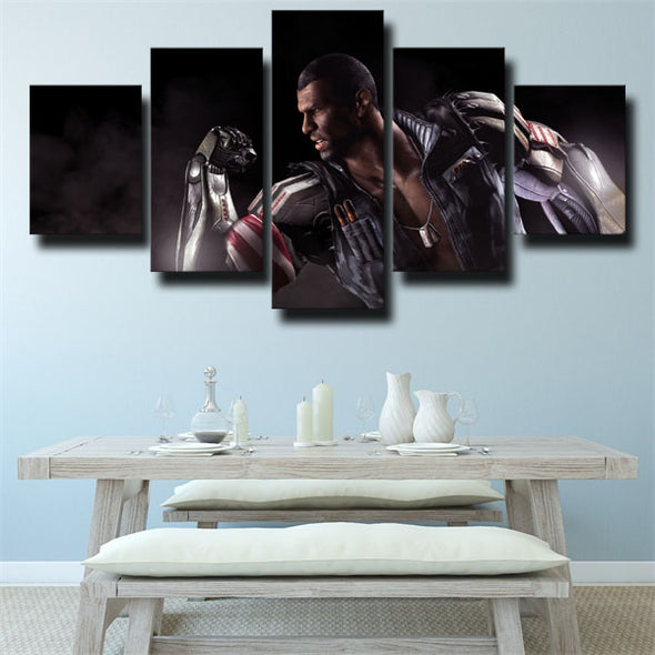 5 panel modern art framed print Mortal Kombat X Jax decor picture-1519 (1)