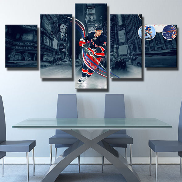 5 panel modern art framed print NY Islanders Stephen Gionta home decor-1201 (4)