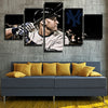 5 panel modern art framed print NY Yankees 2# Derek Jeterlive room decor-1201 (4)