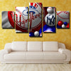 5 panel modern art framed print NY Yankees team standard wall decor-1201 (2)