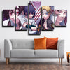 5 panel modern art framed print Naruto main characters home decor-1791 (3)