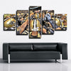 5 panel modern art framed print New Orleans Saints Team Symbol  wall decor1210 (2)