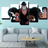 5 panel modern art framed print One Piece Franky wall decor-1200 (2)