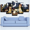5 panel modern art framed print One Piece Shanks live room decor-1200（2）