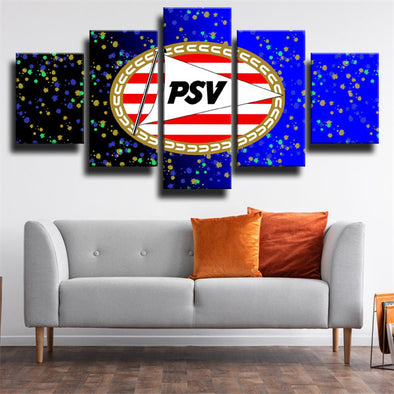 5 panel modern art framed print PSV team standar wall decor-1203 (1)