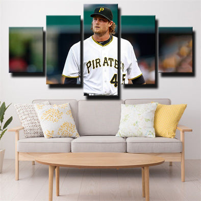 5 panel modern art framed print The Bucs Gerrit Cole wall picture-1218 (1)