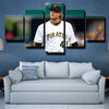 5 panel modern art framed print The Bucs Gerrit Cole wall picture-1218 (2)