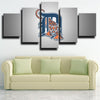 5 panel modern art framed print The Tiges team logo wall decor-1203 (3)