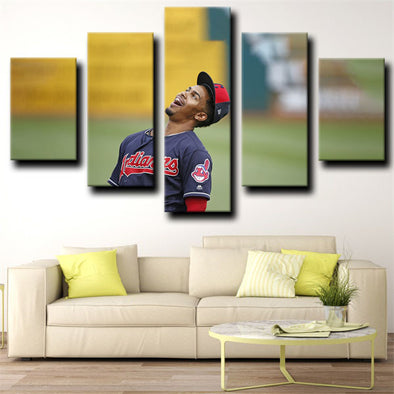 5 panel modern art framed print The Tribe wall picture-1217（1）
