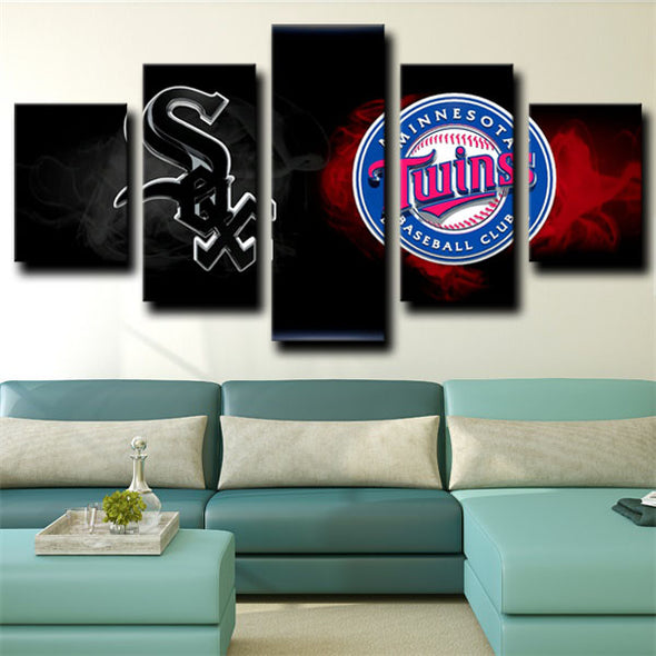 5 panel modern art framed print The Twinkies live room decor-1216 (3)
