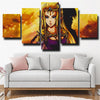 5 panel modern art framed print Zelda Princess Zelda decor picture-1619 (1)