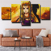 5 panel modern art framed print Zelda Princess Zelda decor picture-1619 (3)