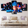 5 panel modern art framed print dragon ball Goku home decor Neon-2047 (2)