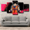 5 panel modern art framed print dragon ball classic Goku decor picture-2074 (2)