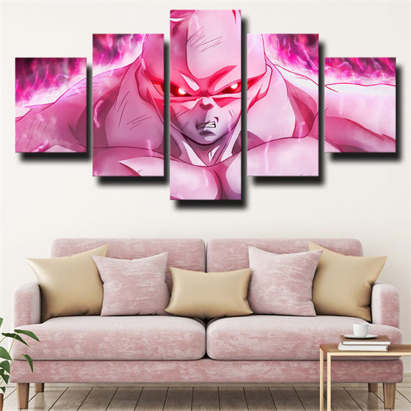 5 panel modern art framed print dragon ball pink Jiren live room decor-2010 (2)