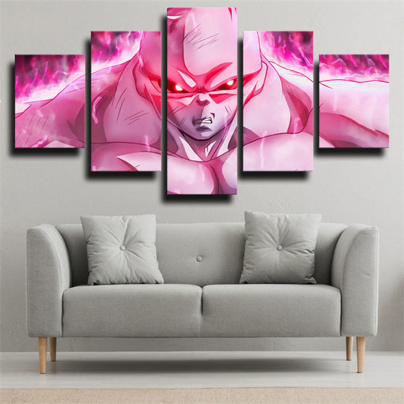 5 panel modern art framed print dragon ball pink Jiren live room decor-2010 (3)