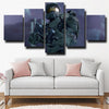 5 panel modern art framed print game Halo Master Chief live room decor-1517 (3)
