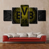 5 panel modern art framed prints Borussia Dortmund home decor-1226 (1)