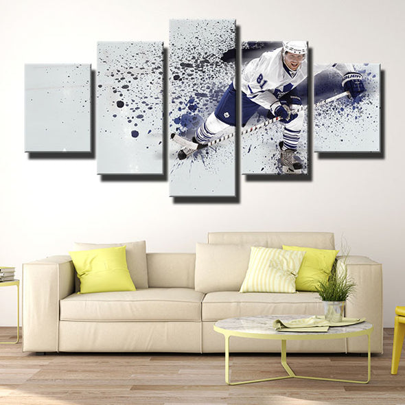 5 panel modern art framed prints Buds Kessel Ink dot decor picture-1252 (4)