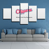 5 panel modern art framed prints Clippers white name decor picture-1220 (4)