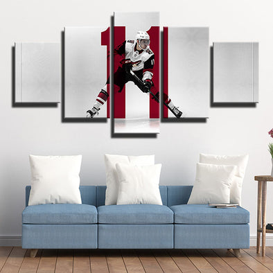 5 panel modern art framed prints Dogs Perlini white live room decor-1212 (1)