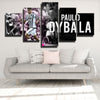 5 panel modern art framed prints Goeba Pink shoes Dybala wall decor-1305 (3)